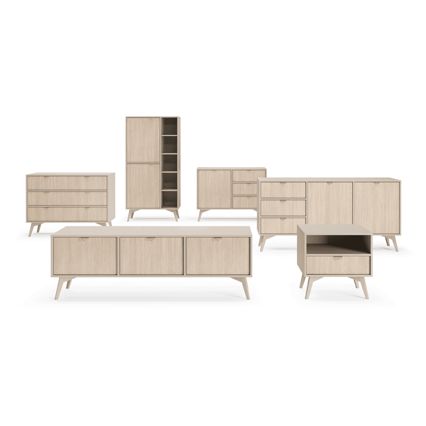 Szafka RTV GROVE Beż piaskowy