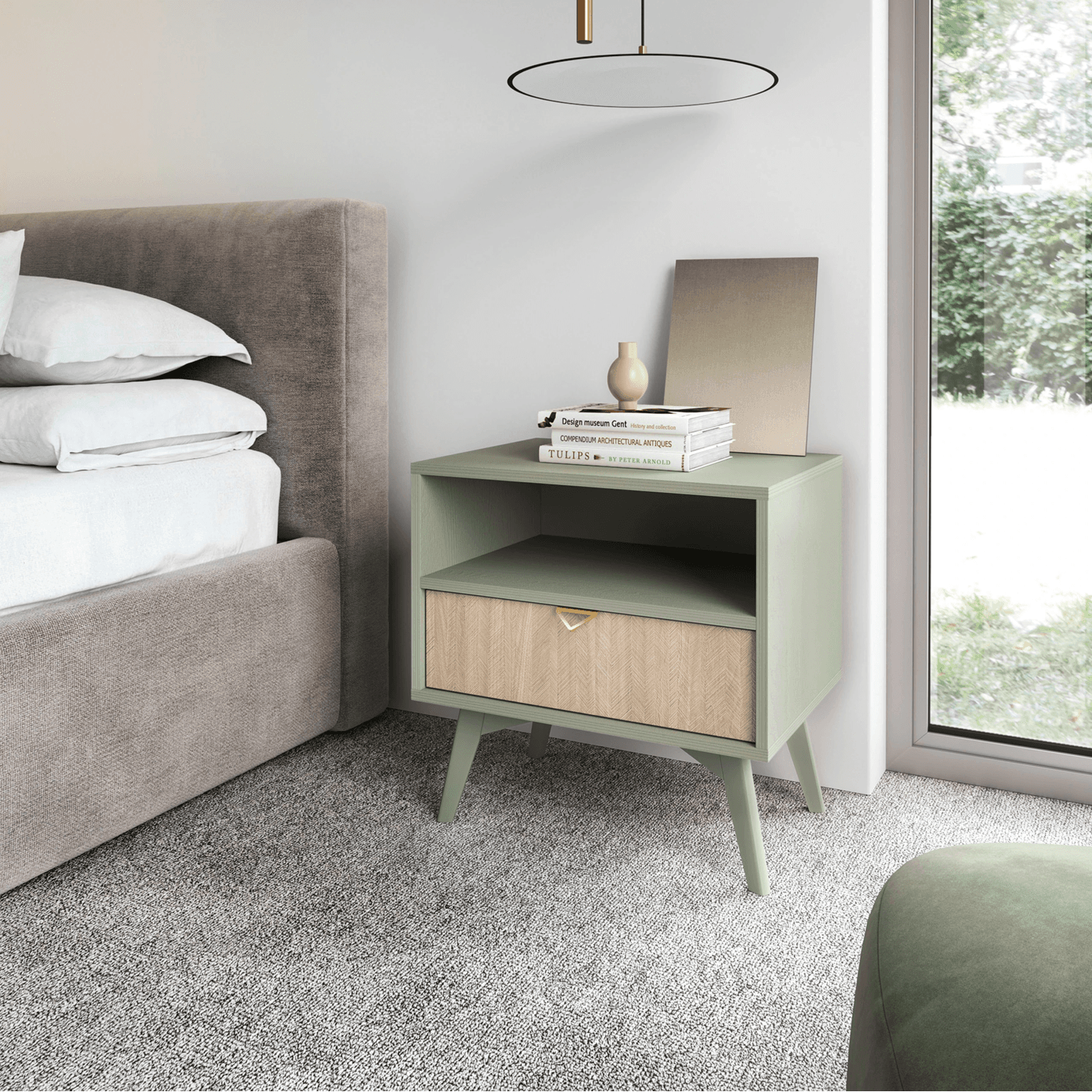 Stolik nocny Grove Eukaliptus