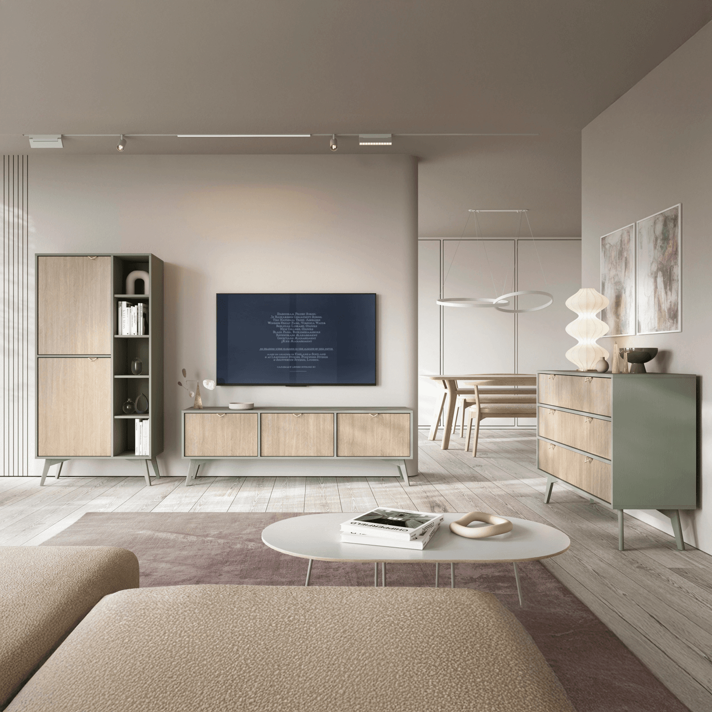 Regał Grove Eukaliptus