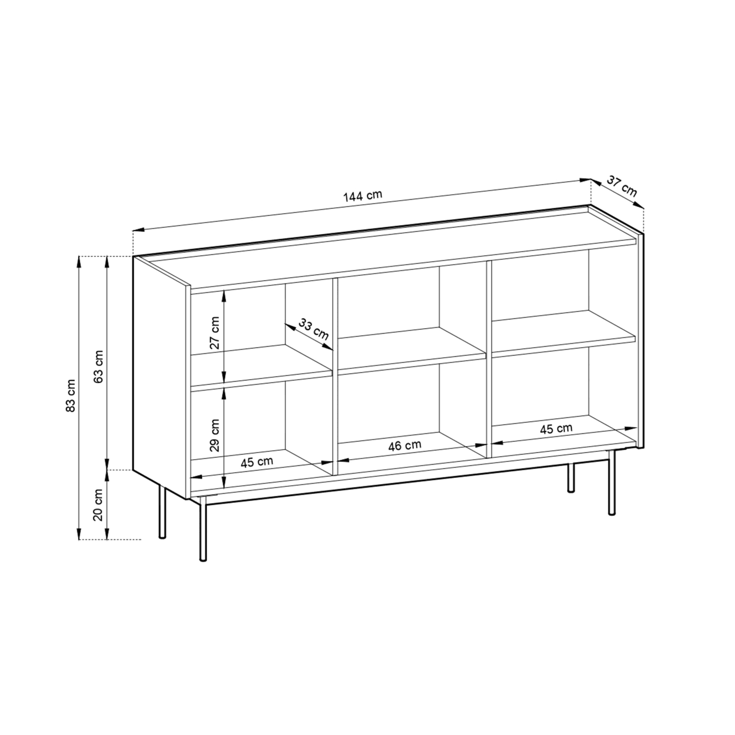 Komoda Chroma Ceramic Red