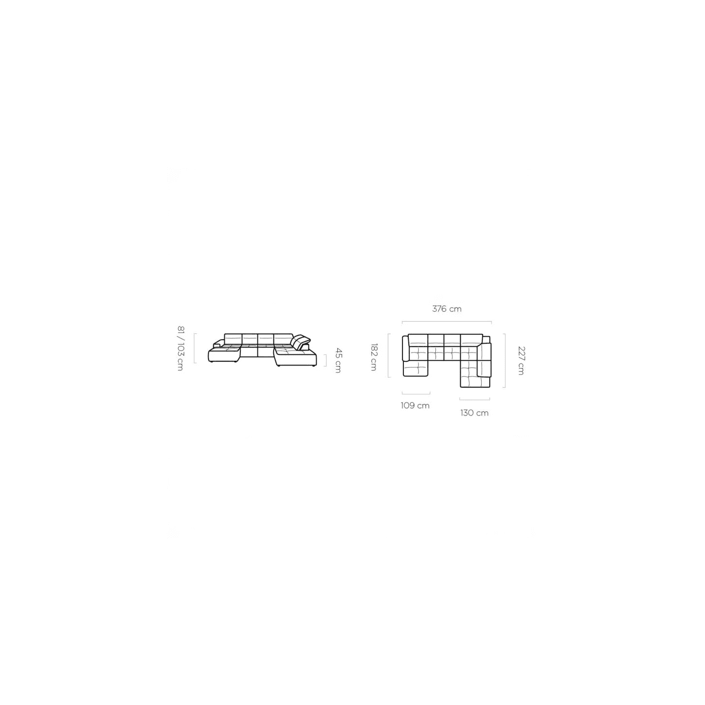 Narożnik elektryczny Colombo XL