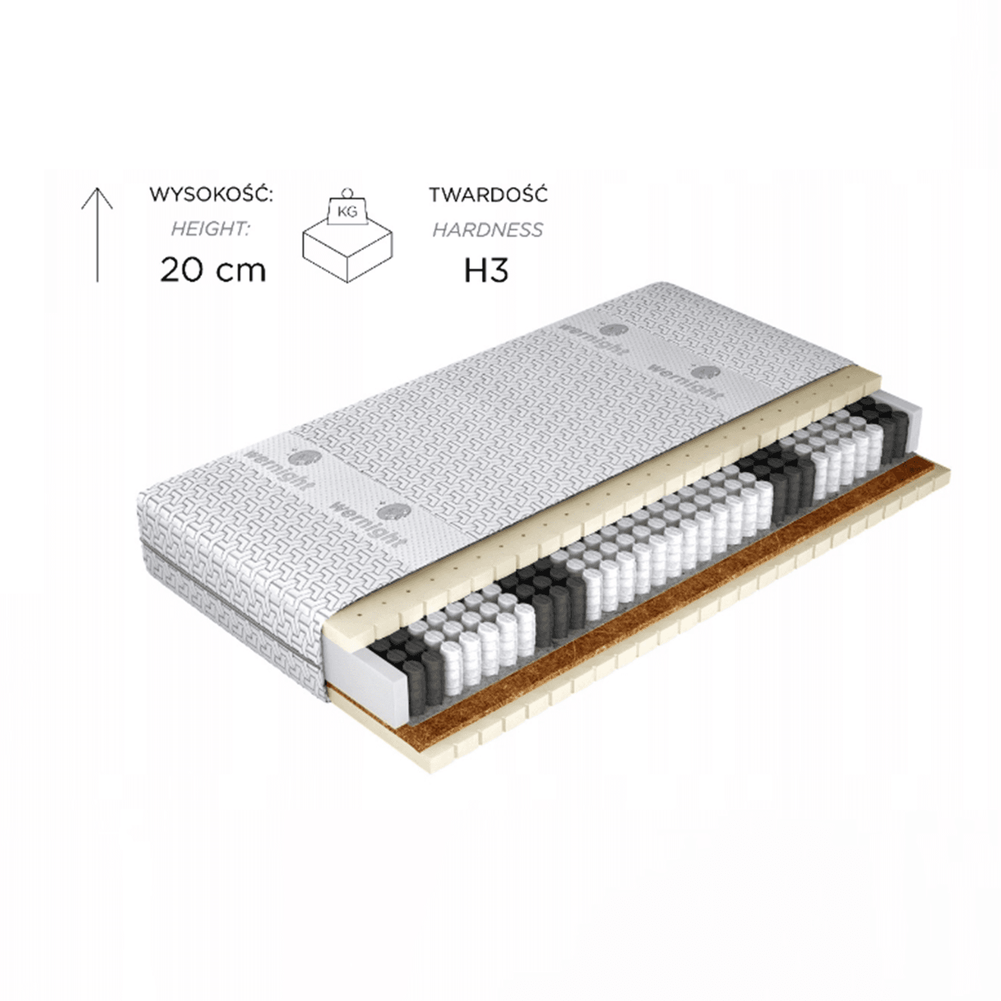 Materac Comfort Active 120x200 - zdjęcie 2