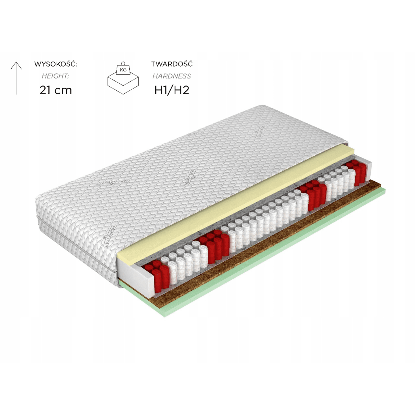 Materac Grand Prime 140x200 - zdjęcie 2