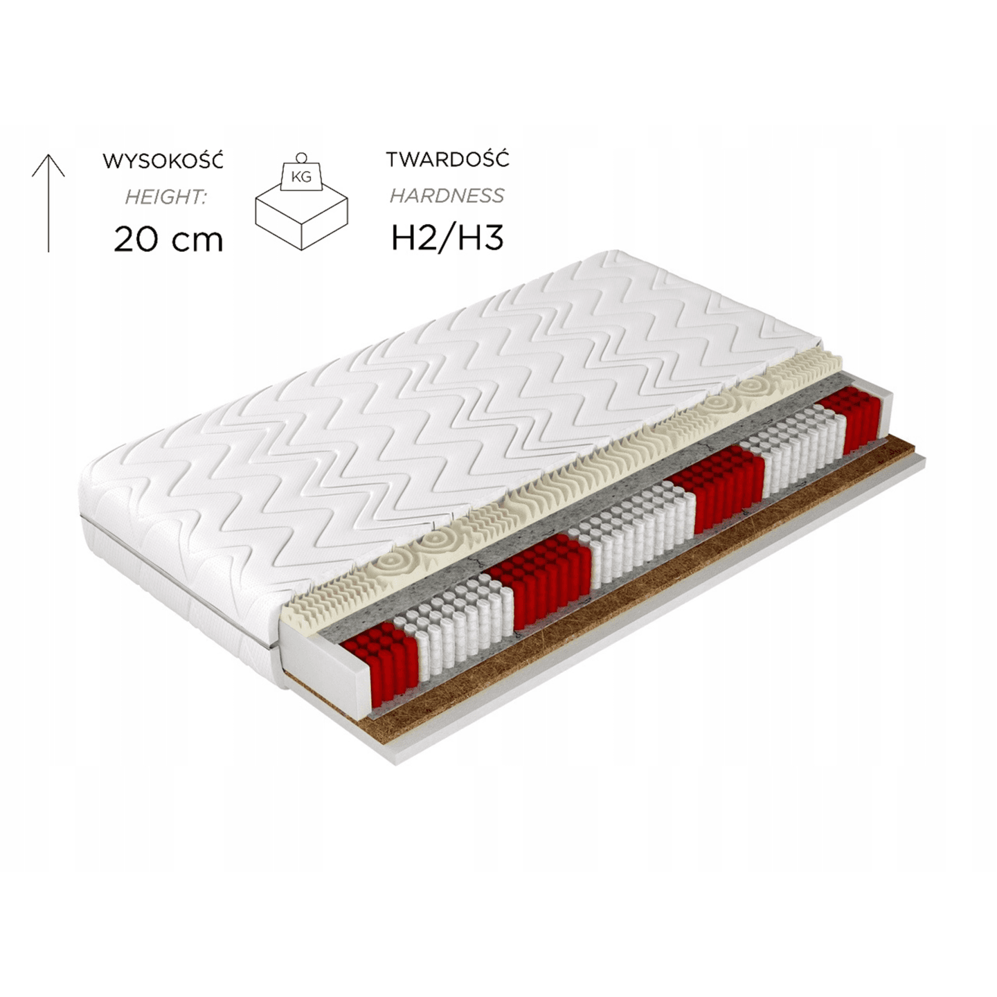 Materac Grand Visco 160x200