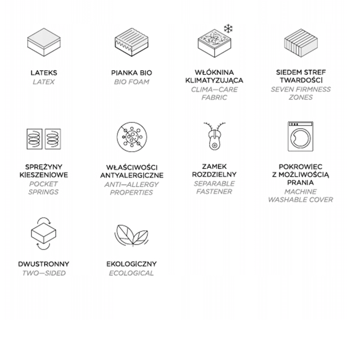 Materac Live Buriano 180x200