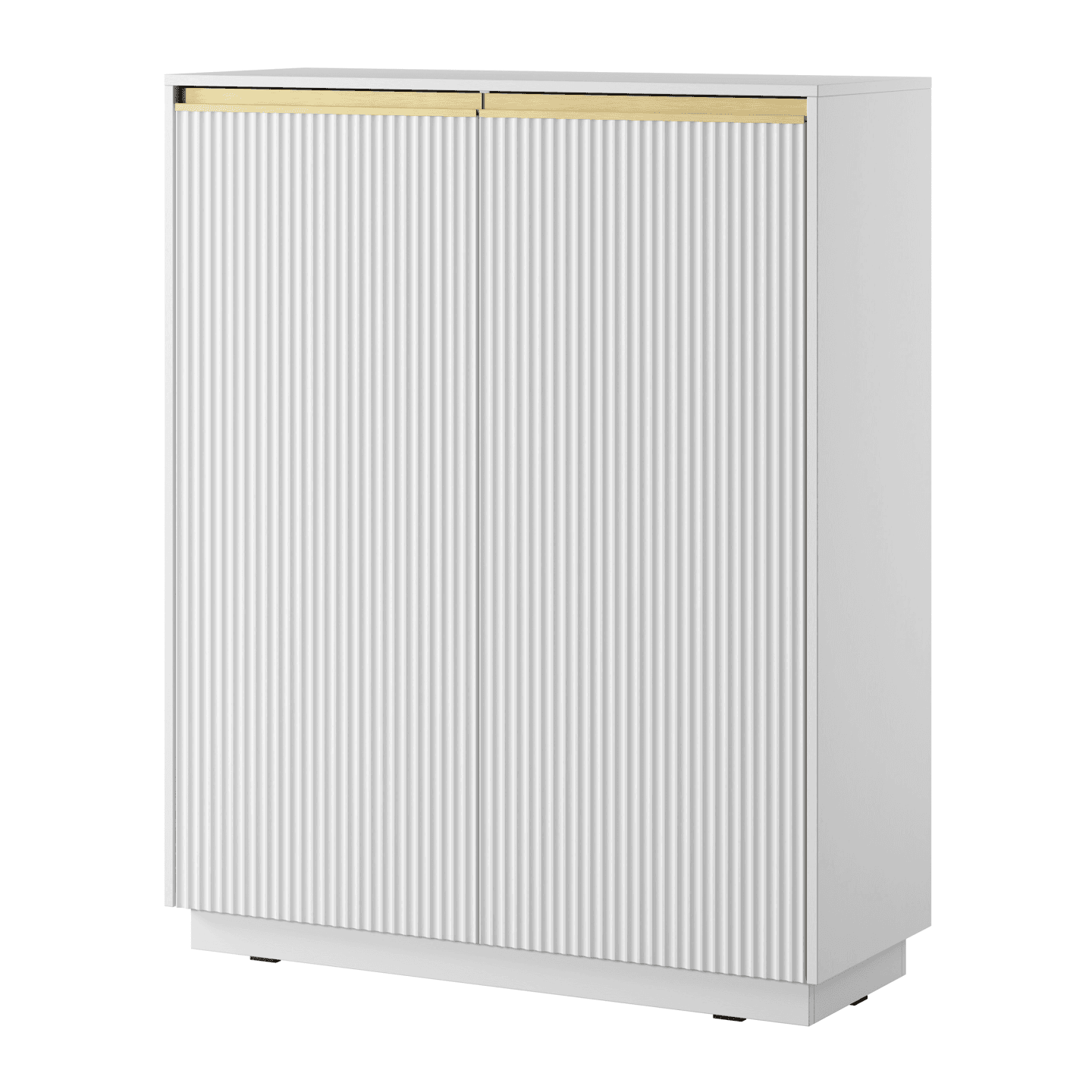 Komoda Gold 103 cm Biała