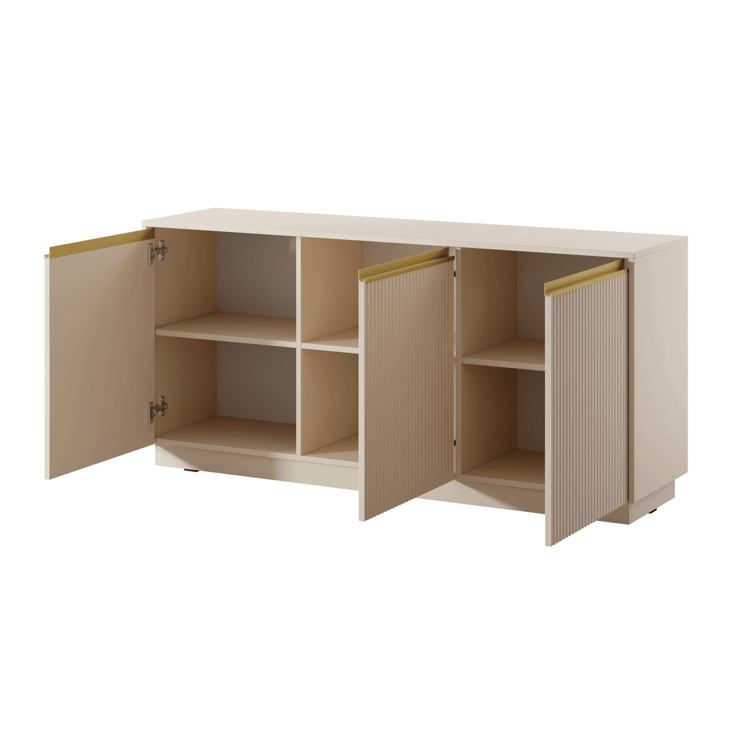 Komoda Gold 154 cm Beż piaskowy