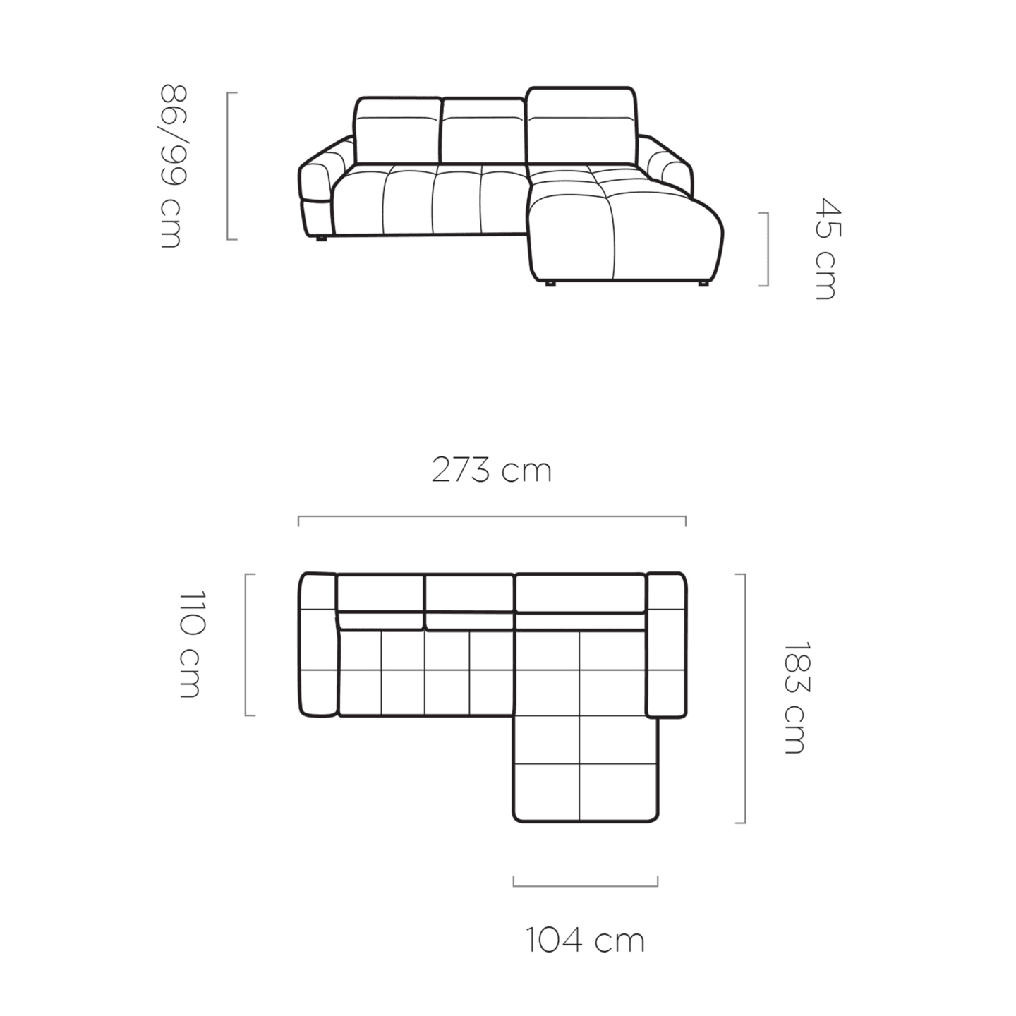 Narożnik elektryczny Mateo S WERSAL