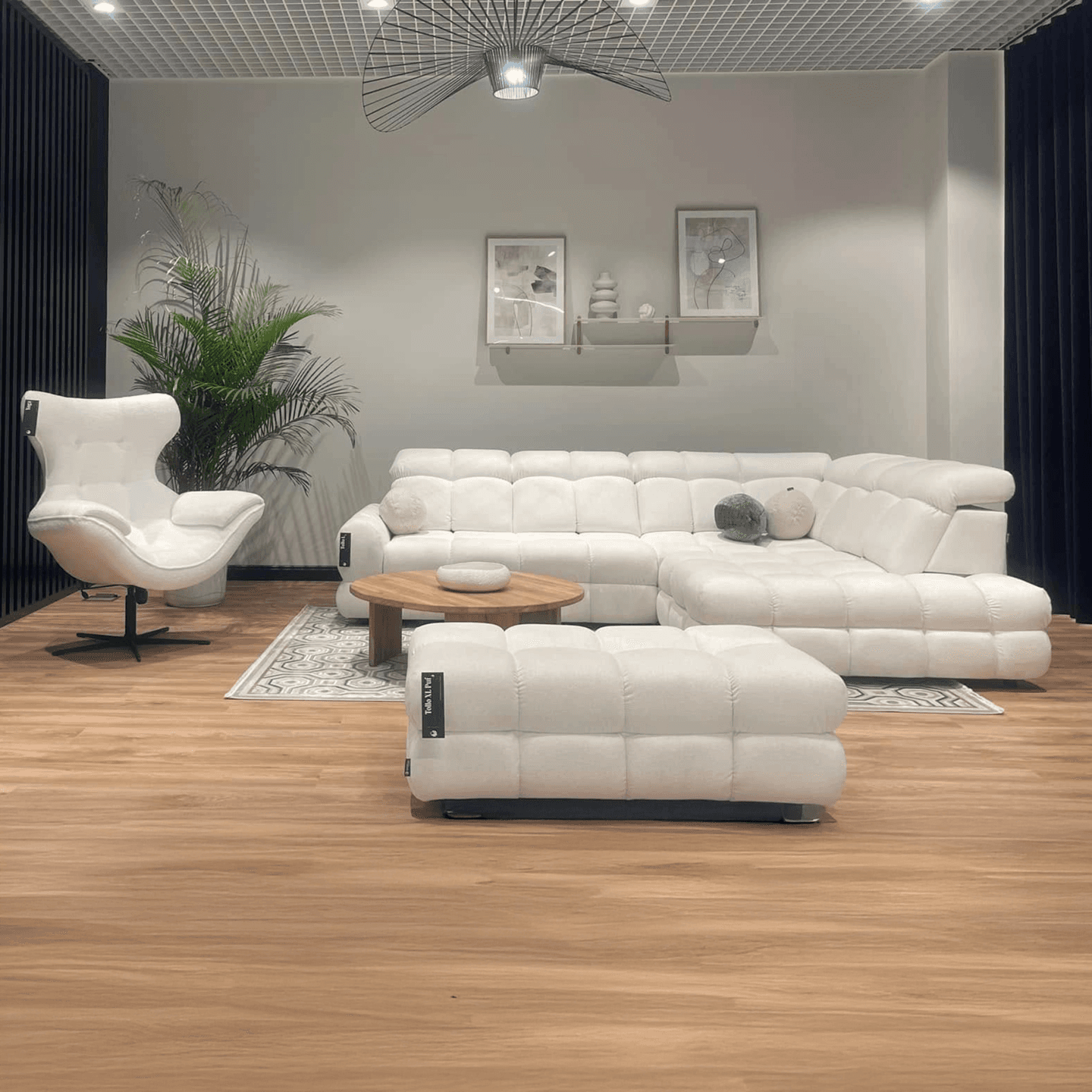 Narożnik elektryczny Tollo L, stylowy, nowoczesny