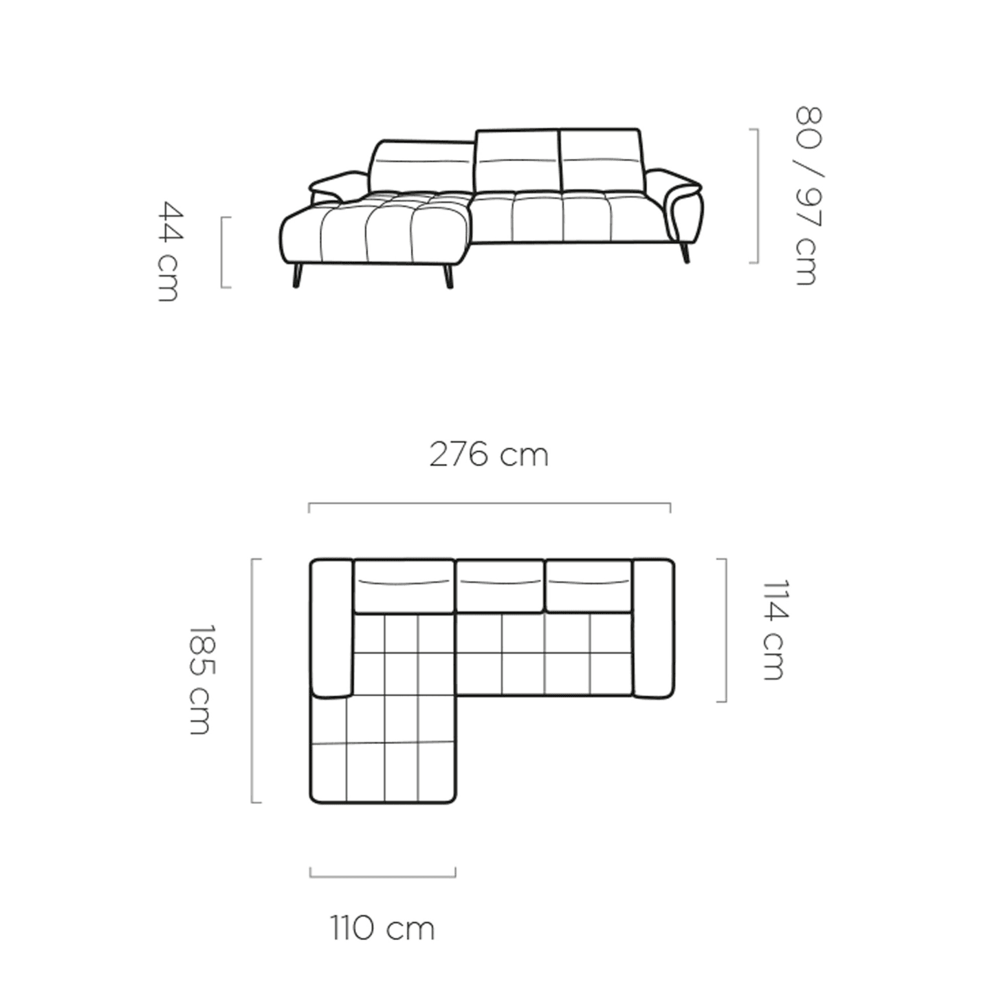 Narożnik elektryczny Montana mini