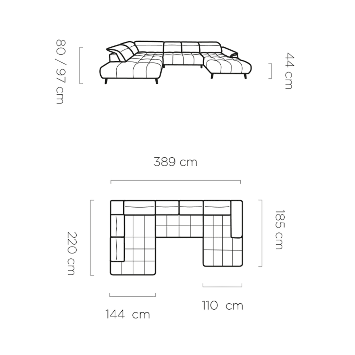 Narożnik elektryczny Montana XL