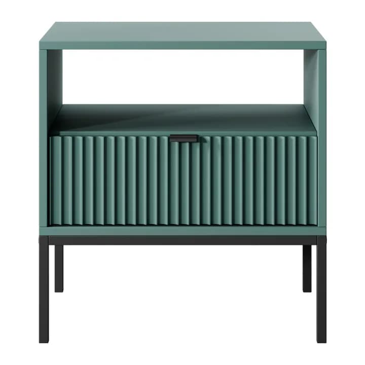 Stolik nocny Crow labrador + czarne nóżki