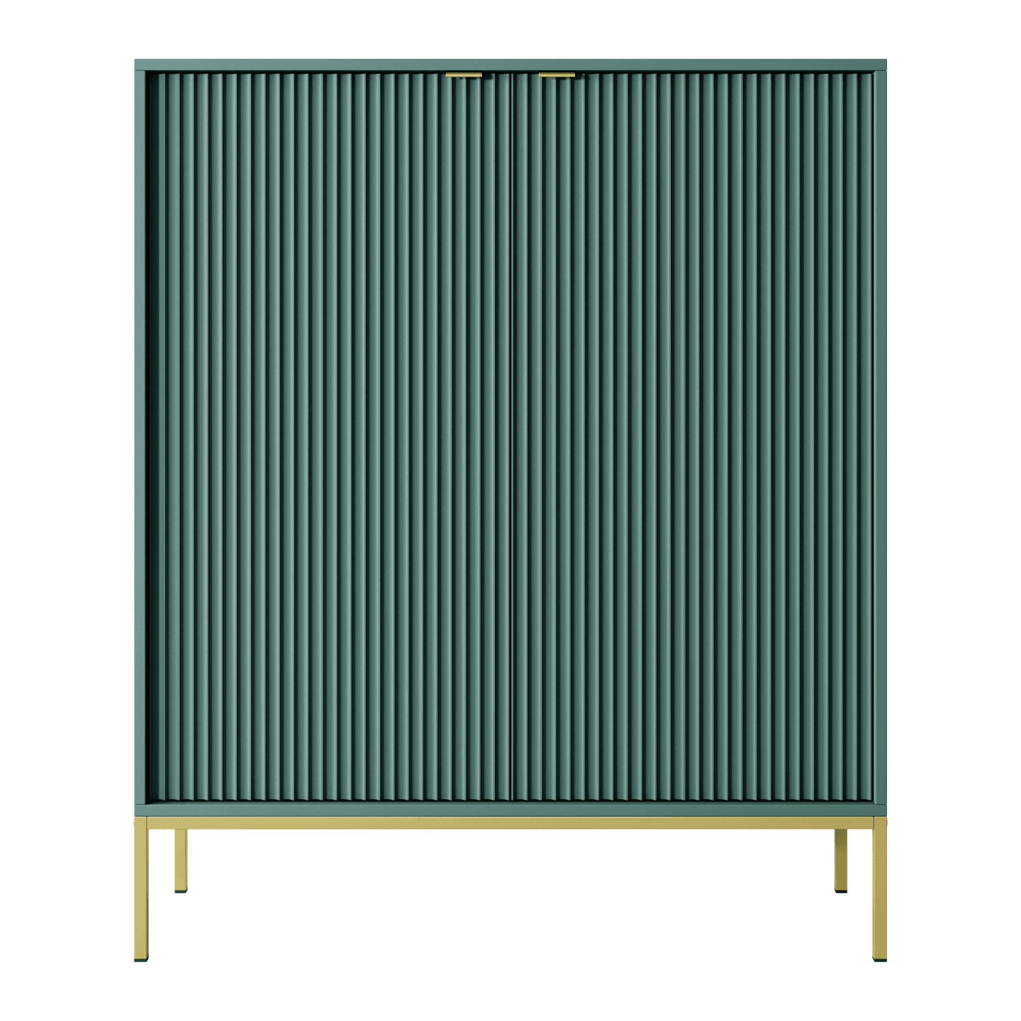 Komoda wysoka 104 cm Crow labrador + złote nóżki