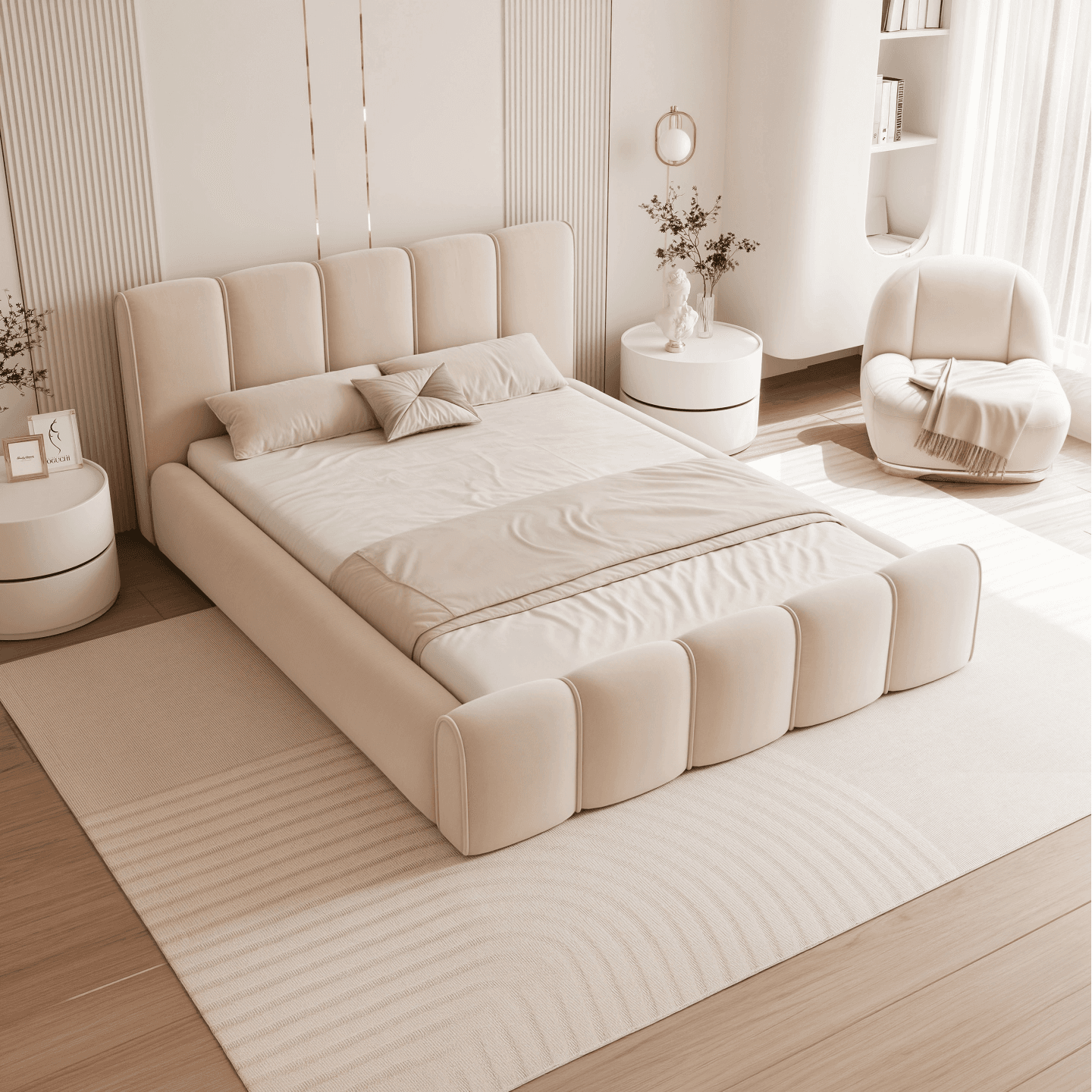 Łóżko tapicerowane Teddy