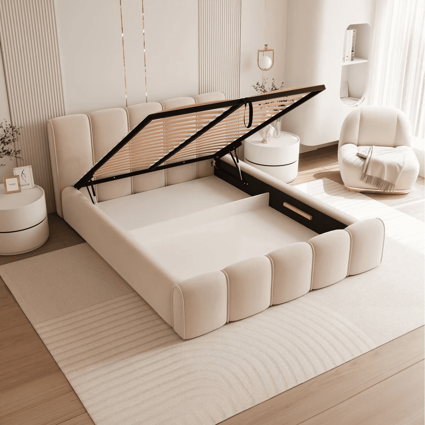 Łóżko tapicerowane Teddy