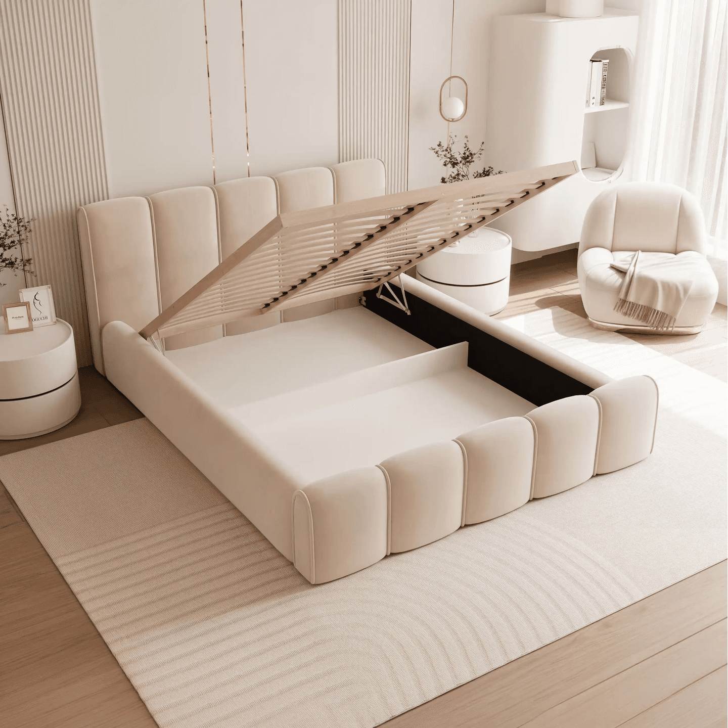 Łóżko tapicerowane Teddy