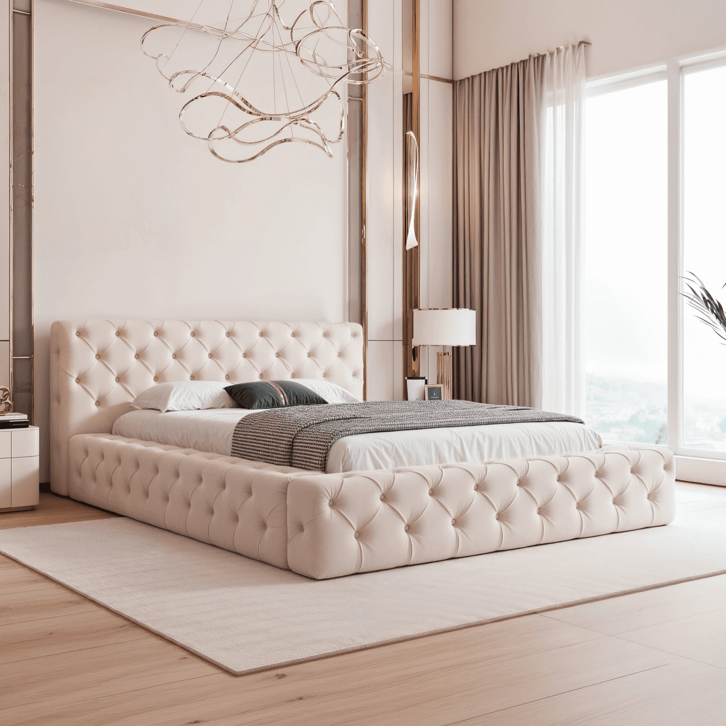 Łóżko tapicerowane Royal Glamour - zdjęcie 2