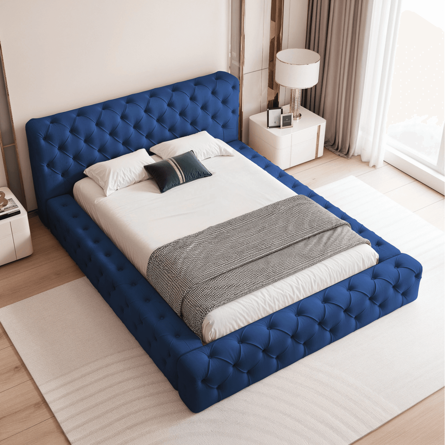 Łóżko tapicerowane Royal Glamour