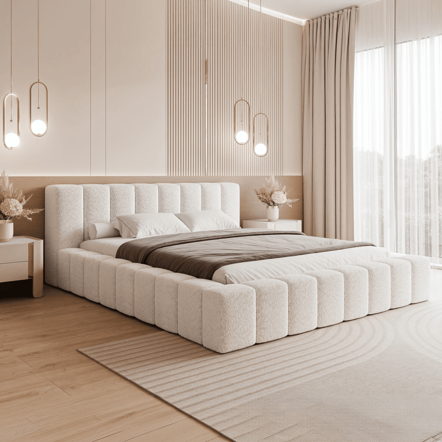 Łóżko tapicerowane Cleo