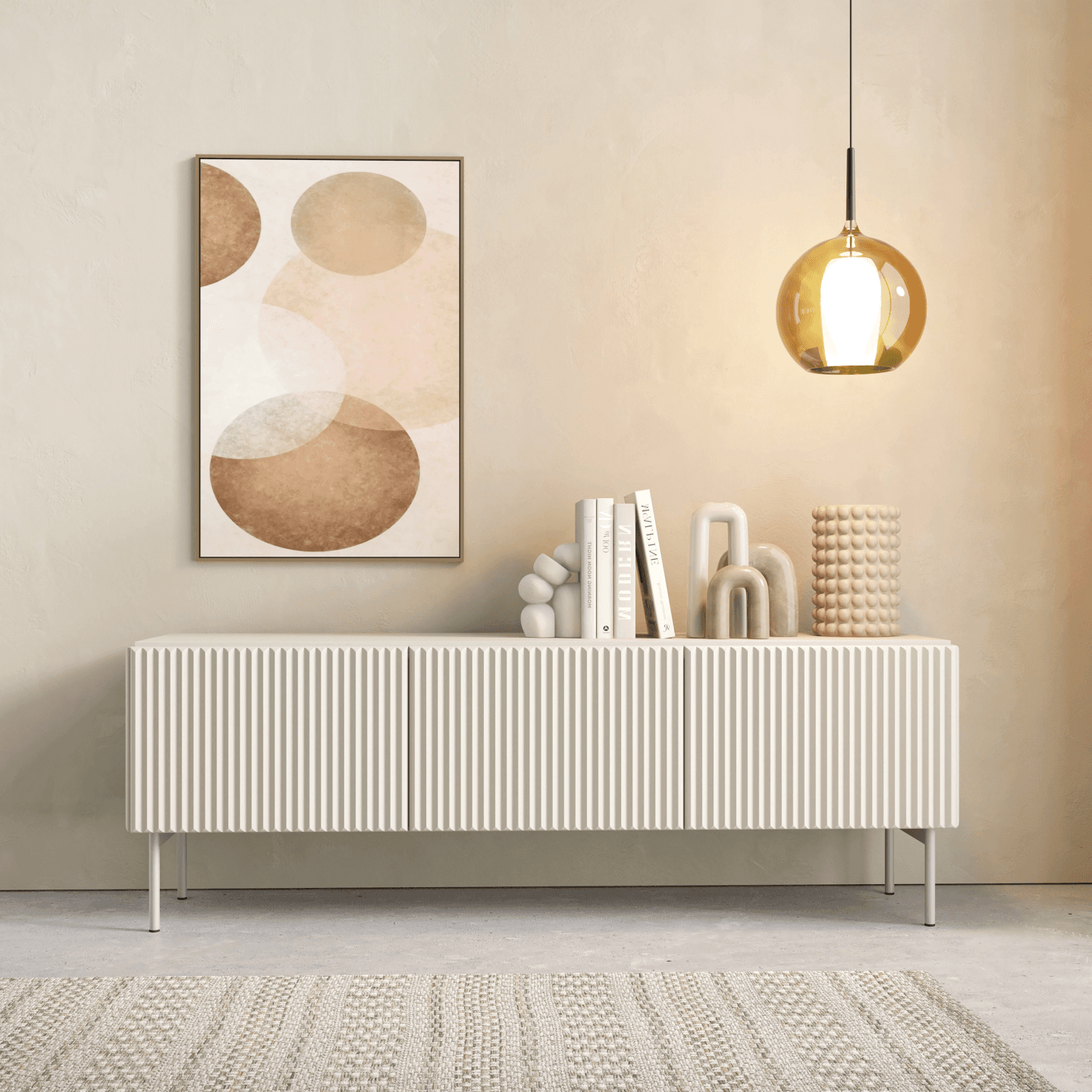 Szafka RTV Velio 147 cm Kaszmir - zdjęcie 2