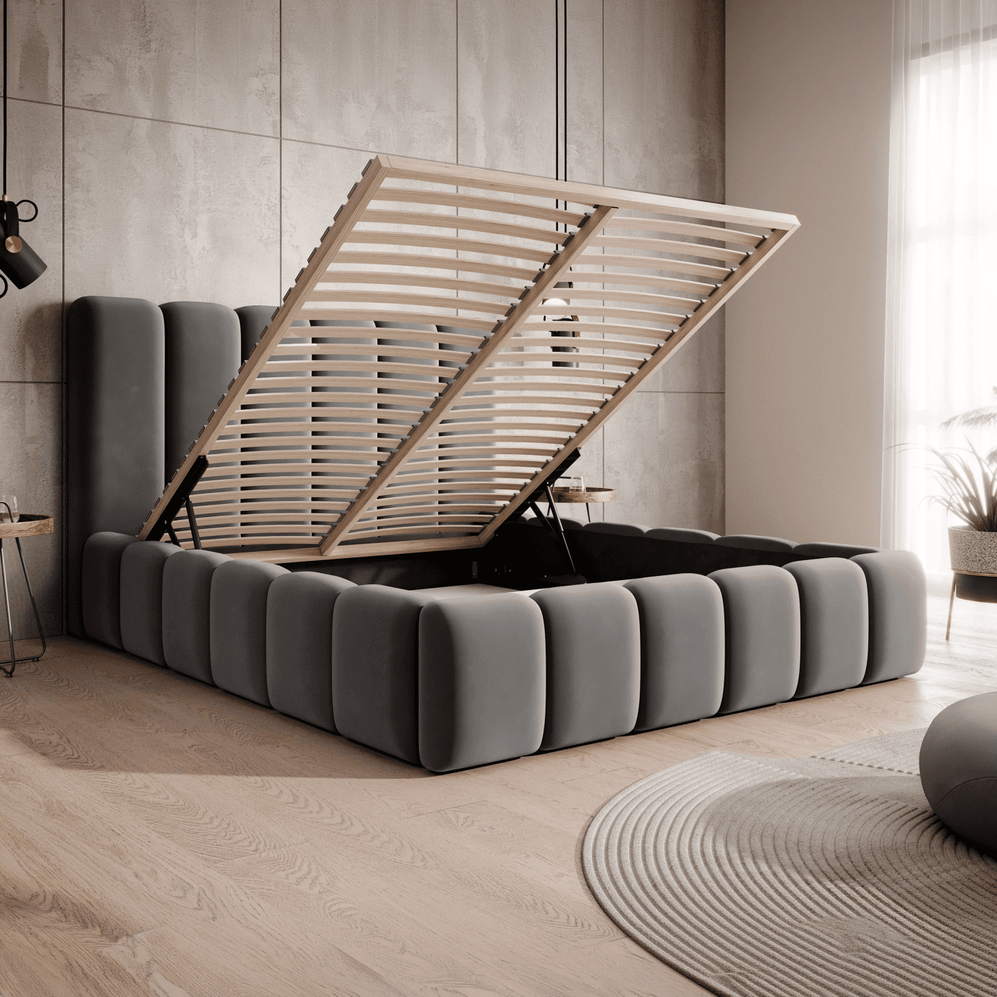 Łóżko tapicerowane Otello