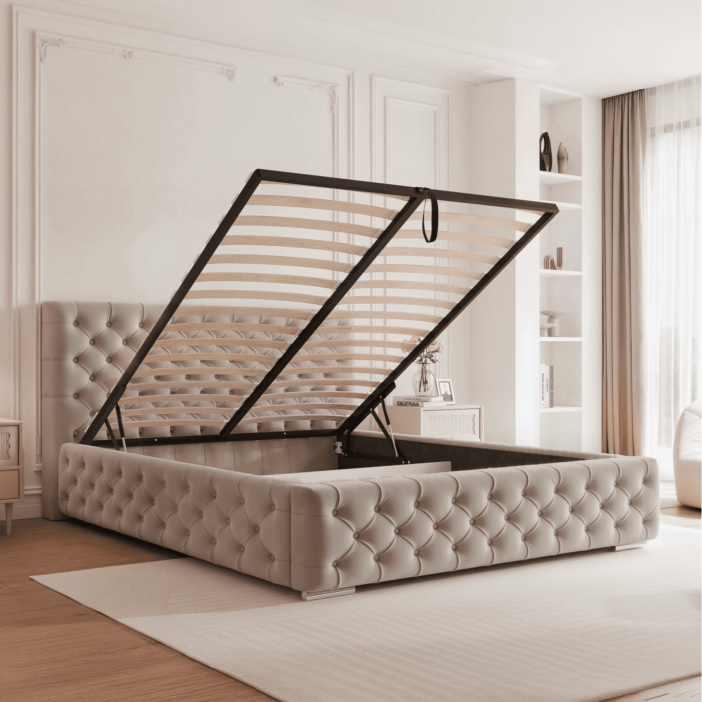 Łóżko tapicerowane Veloria