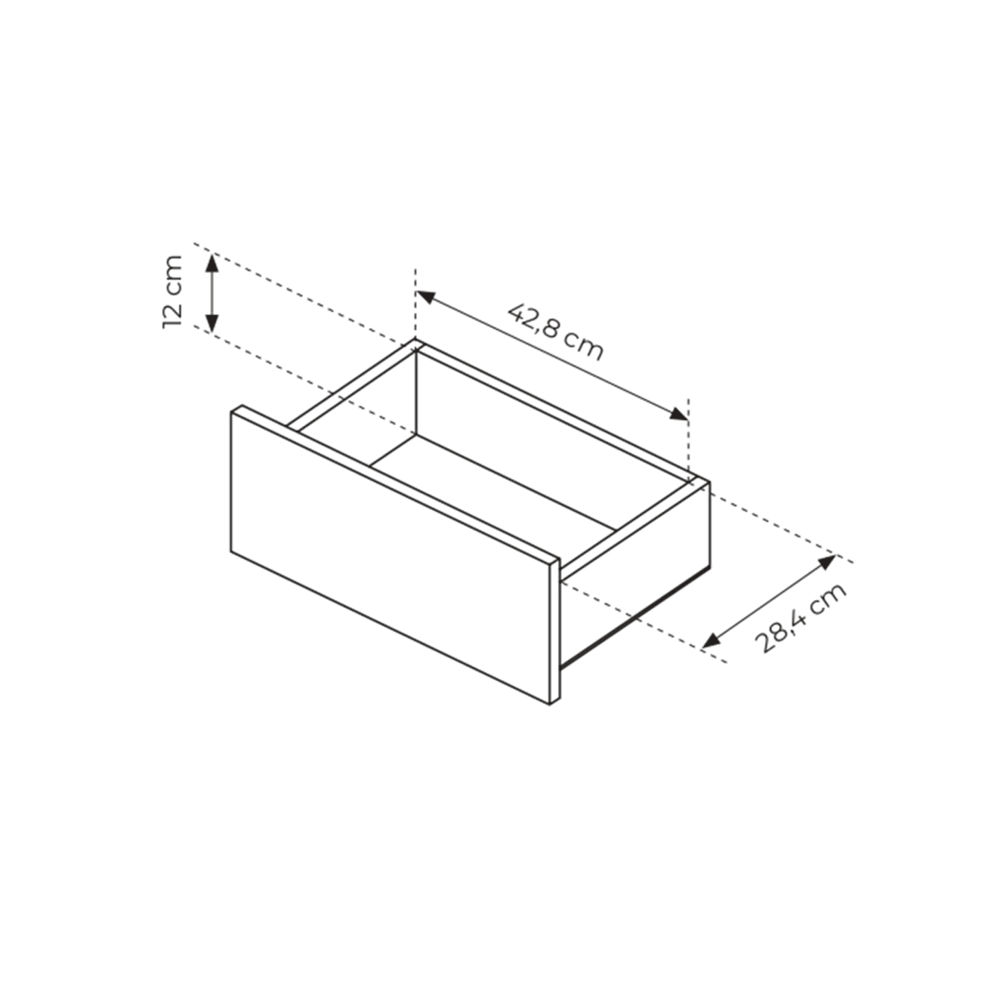 Komoda Lumo 163 cm Dąb cremona + czarny