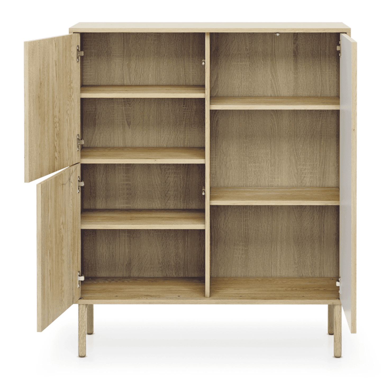 Wysoka komoda Nala 104 cm Dąb cremona