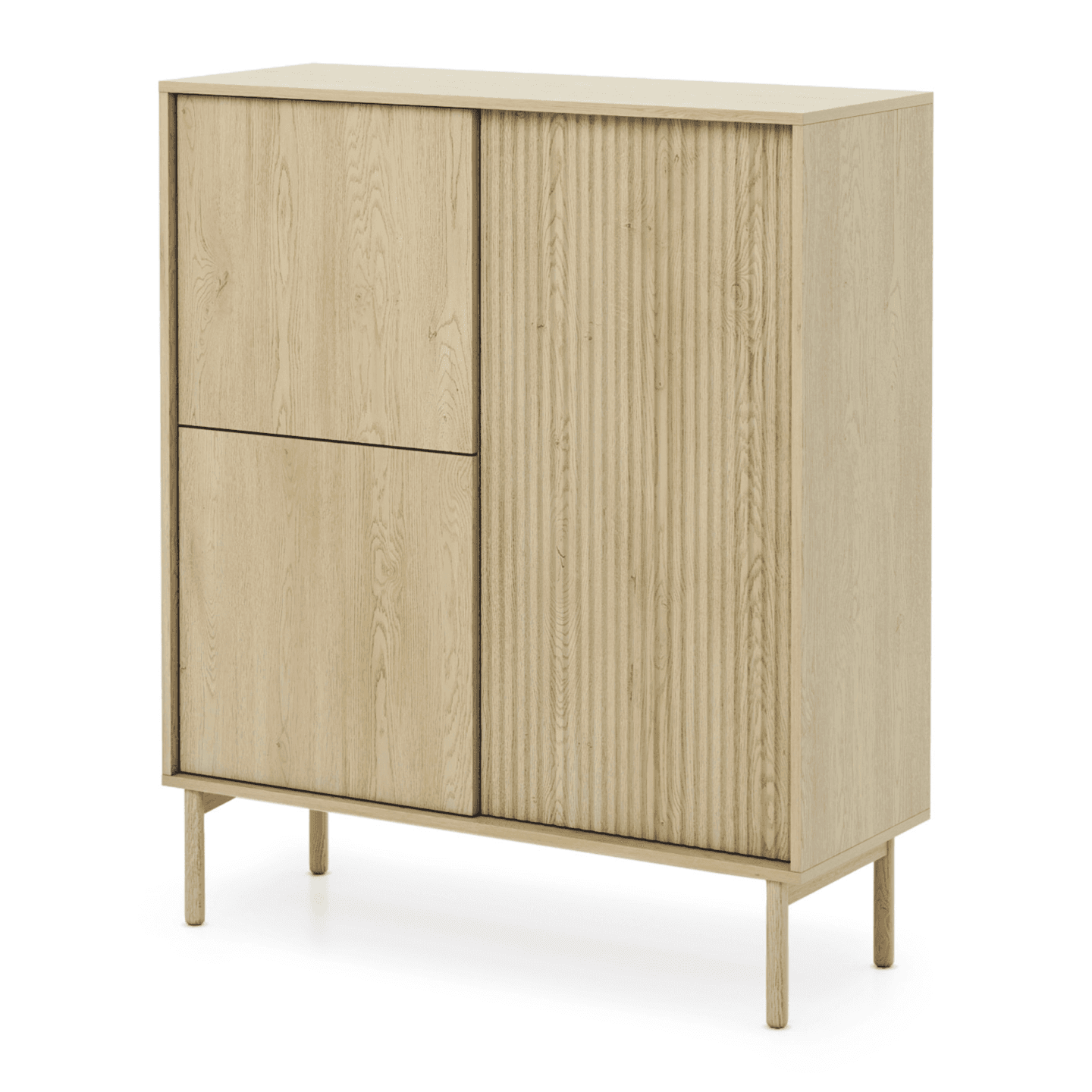 Wysoka komoda Nala 104 cm Dąb cremona