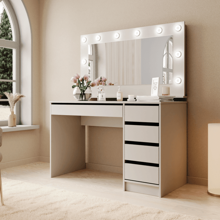 Biurko narożne Leo 120 cm Kaszmir - zdjęcie 2