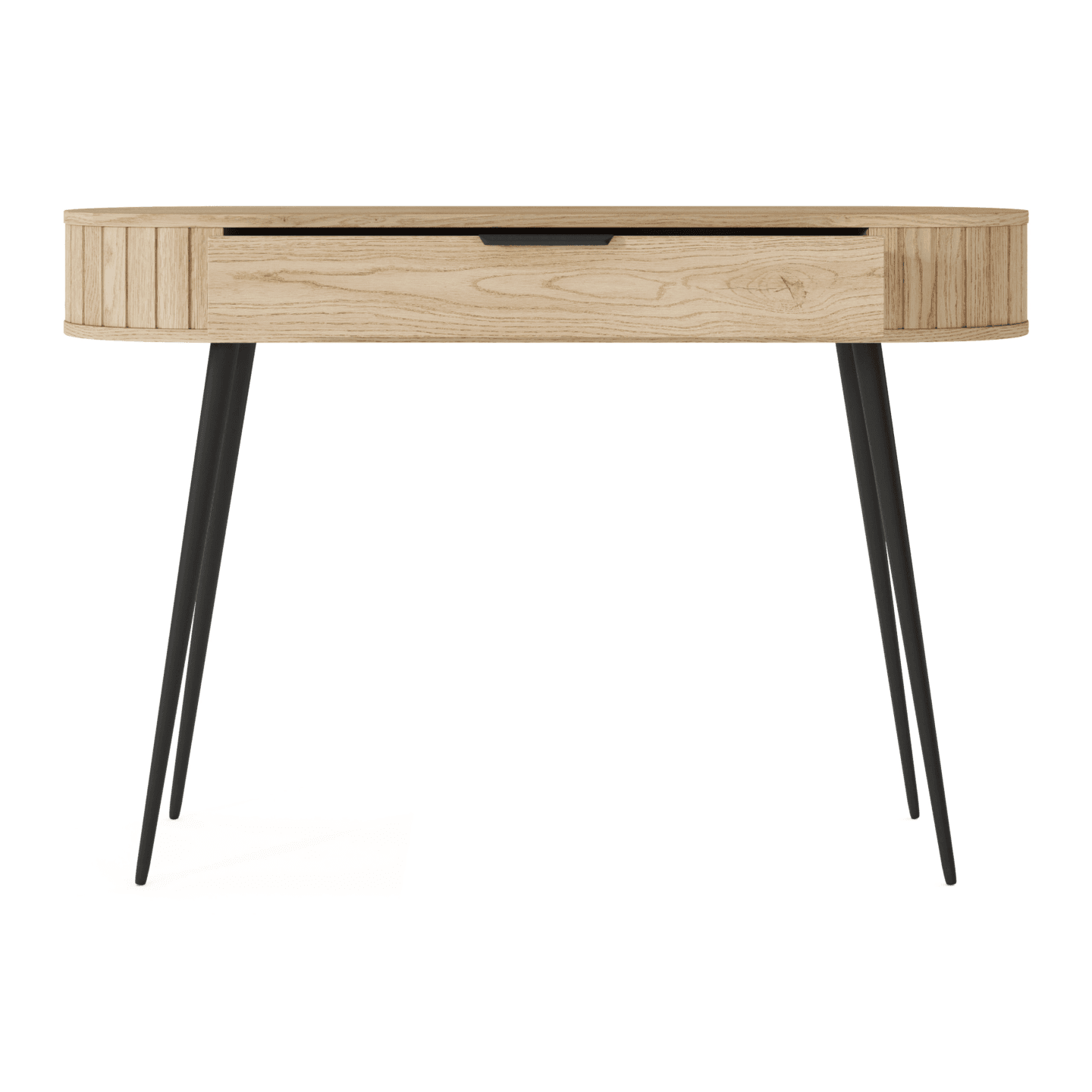 Toaletka Aula 120 cm Dąb cremona + czarne nóżki