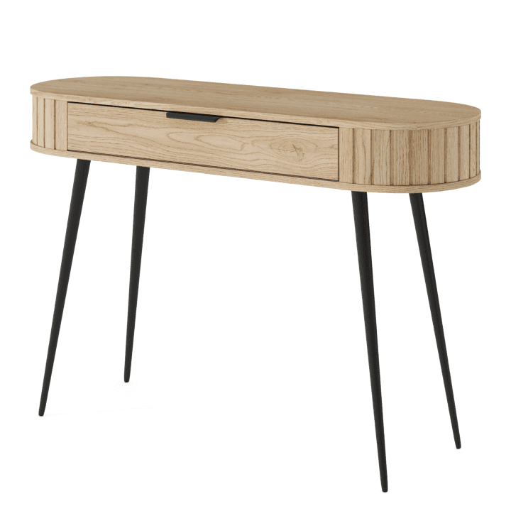 Toaletka Aula 120 cm Dąb cremona + czarne nóżki