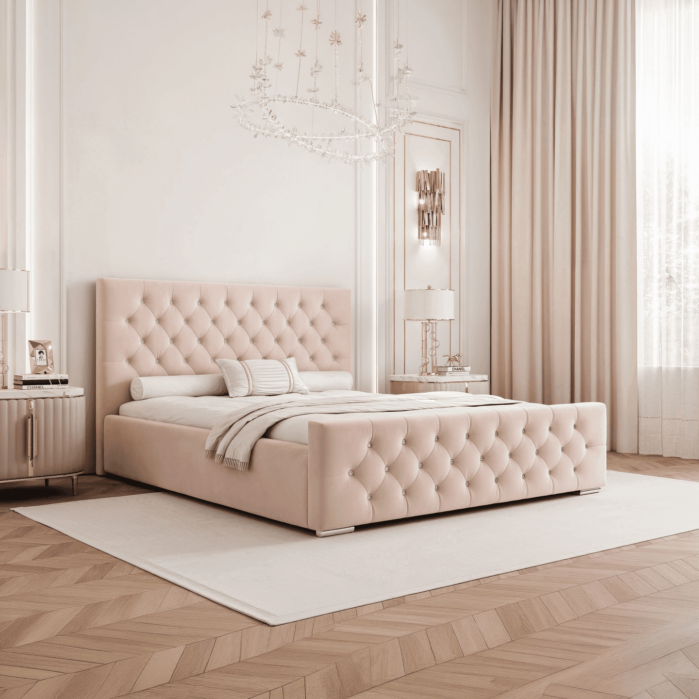 Łóżko tapicerowane Aurelia