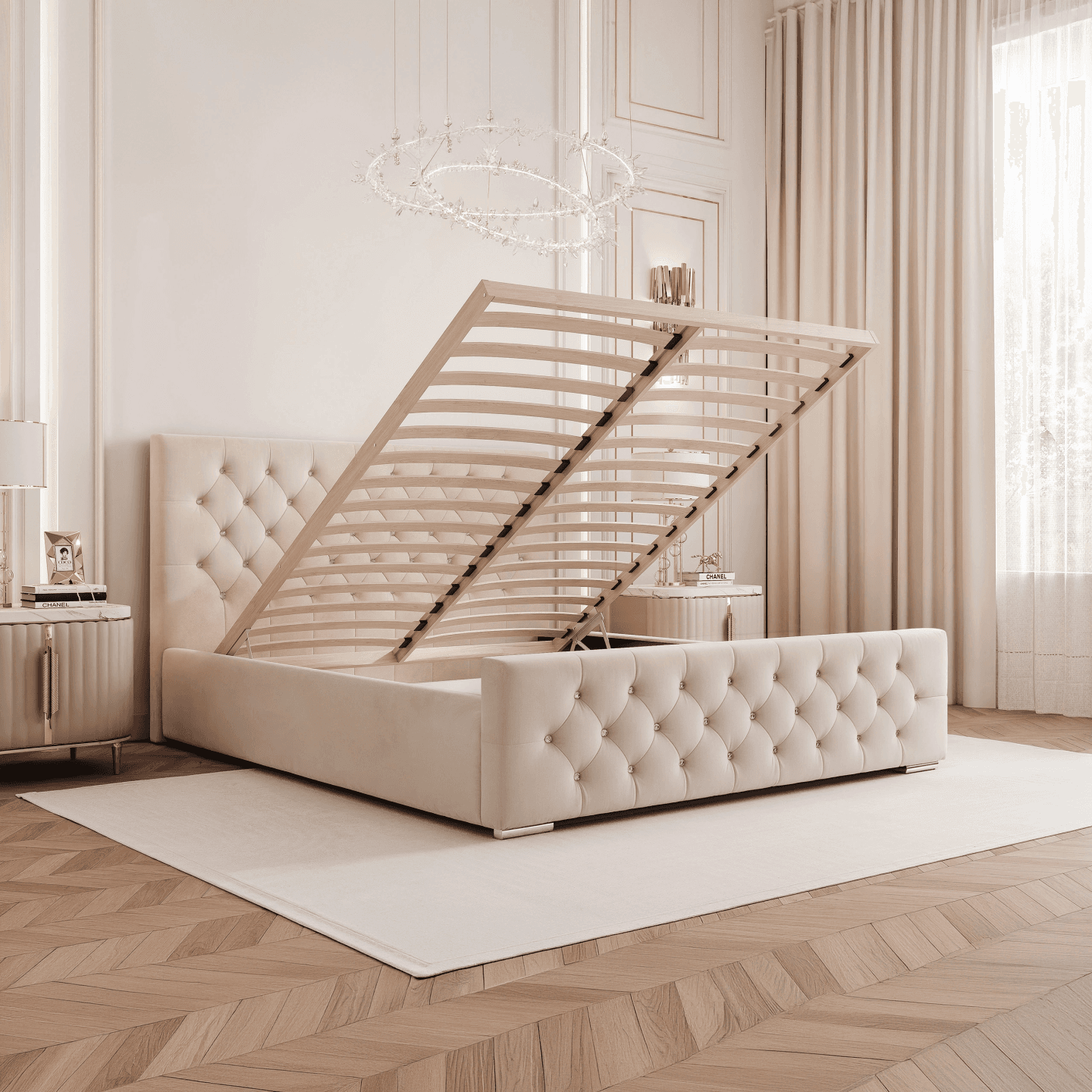 Łóżko tapicerowane Aurelia