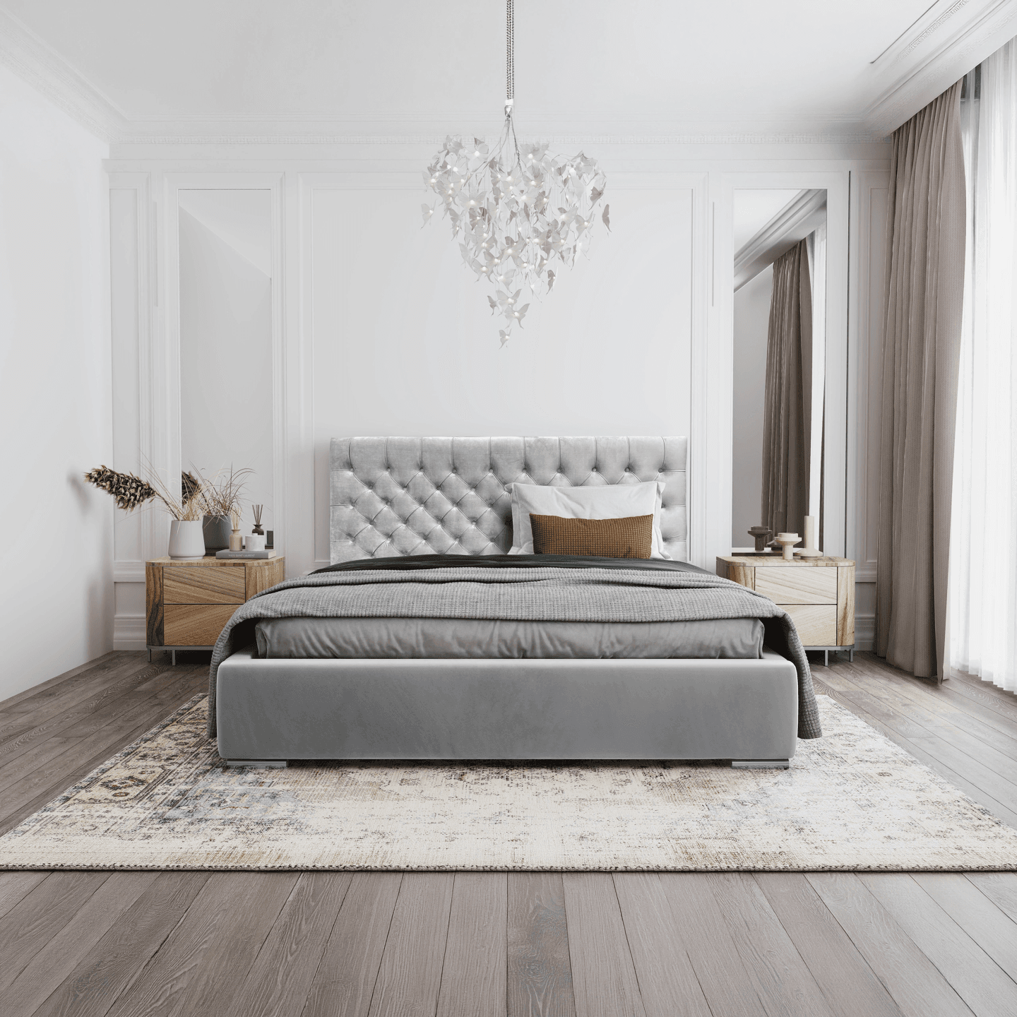 Łóżko tapicerowane Nubo