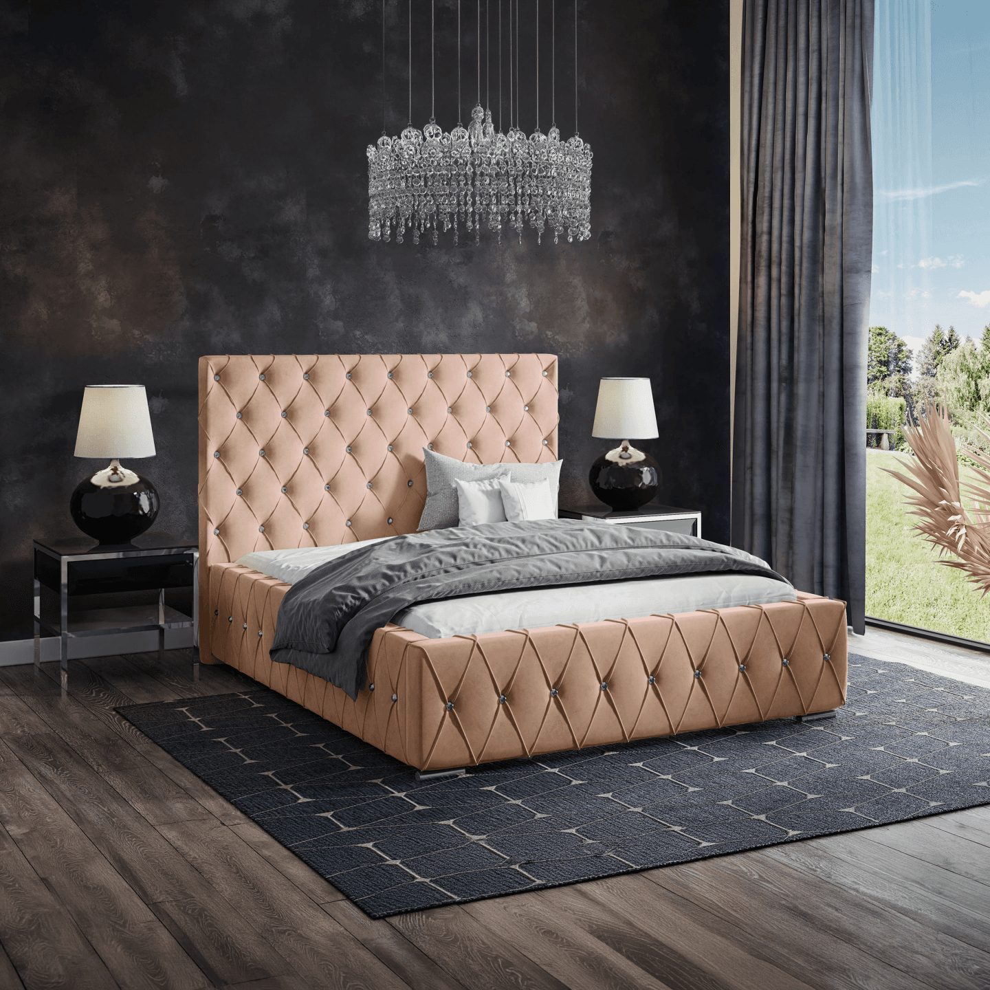 Łóżko Tapicerowane Rimini