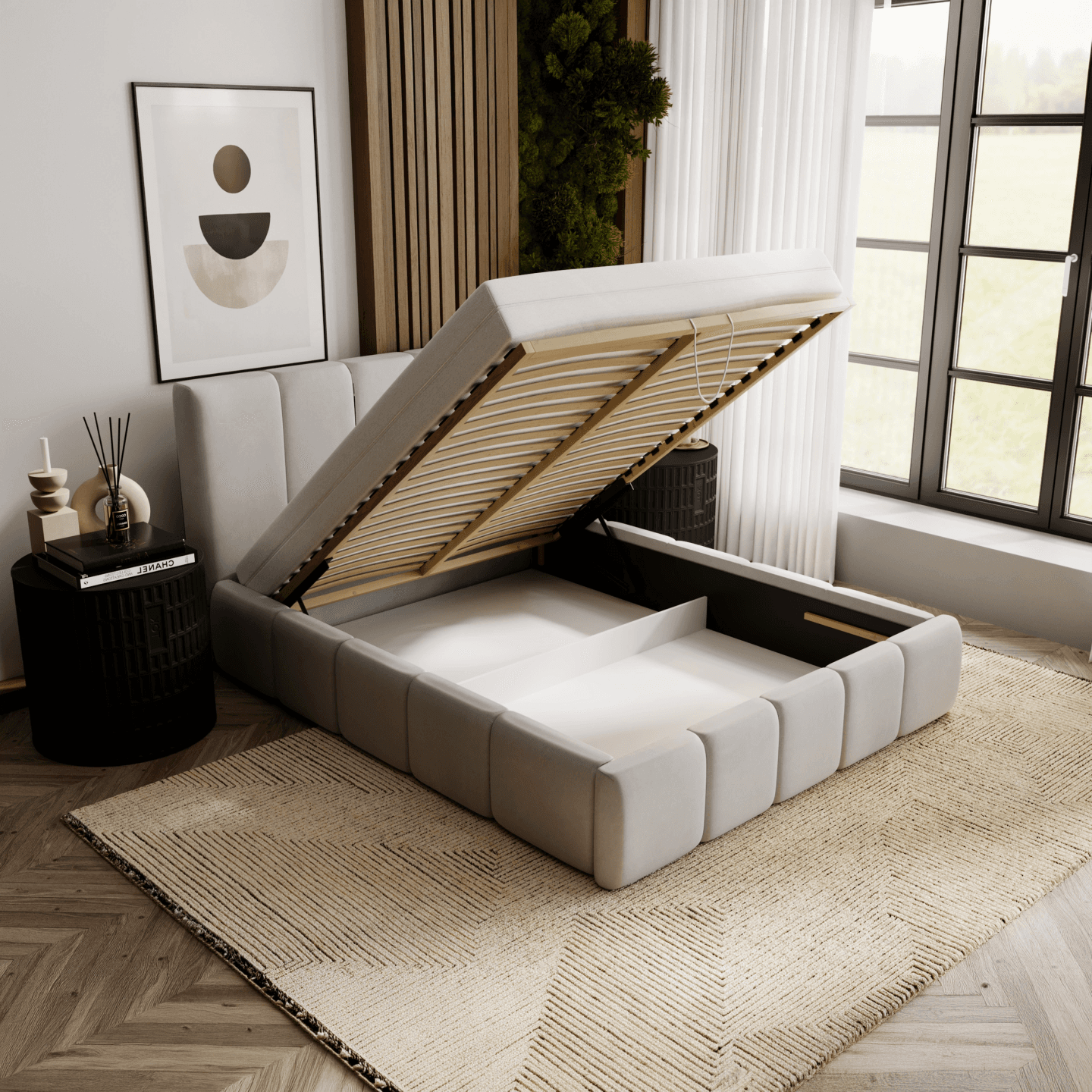 Łóżko Tapicerowane Livia