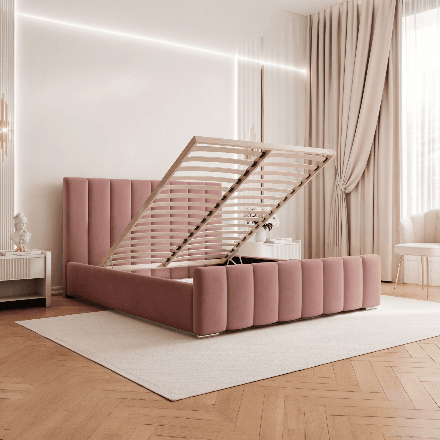 Łóżko Tapicerowane Selia