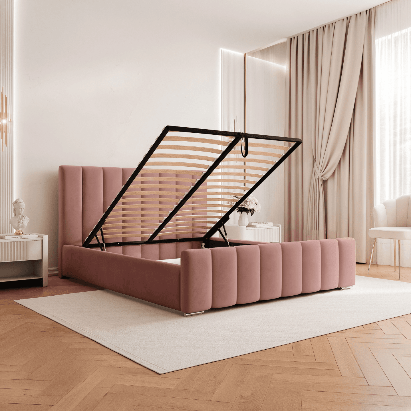 Łóżko Tapicerowane Selia