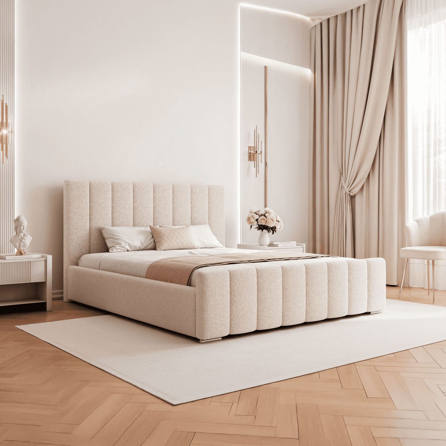 Łóżko Tapicerowane Selia