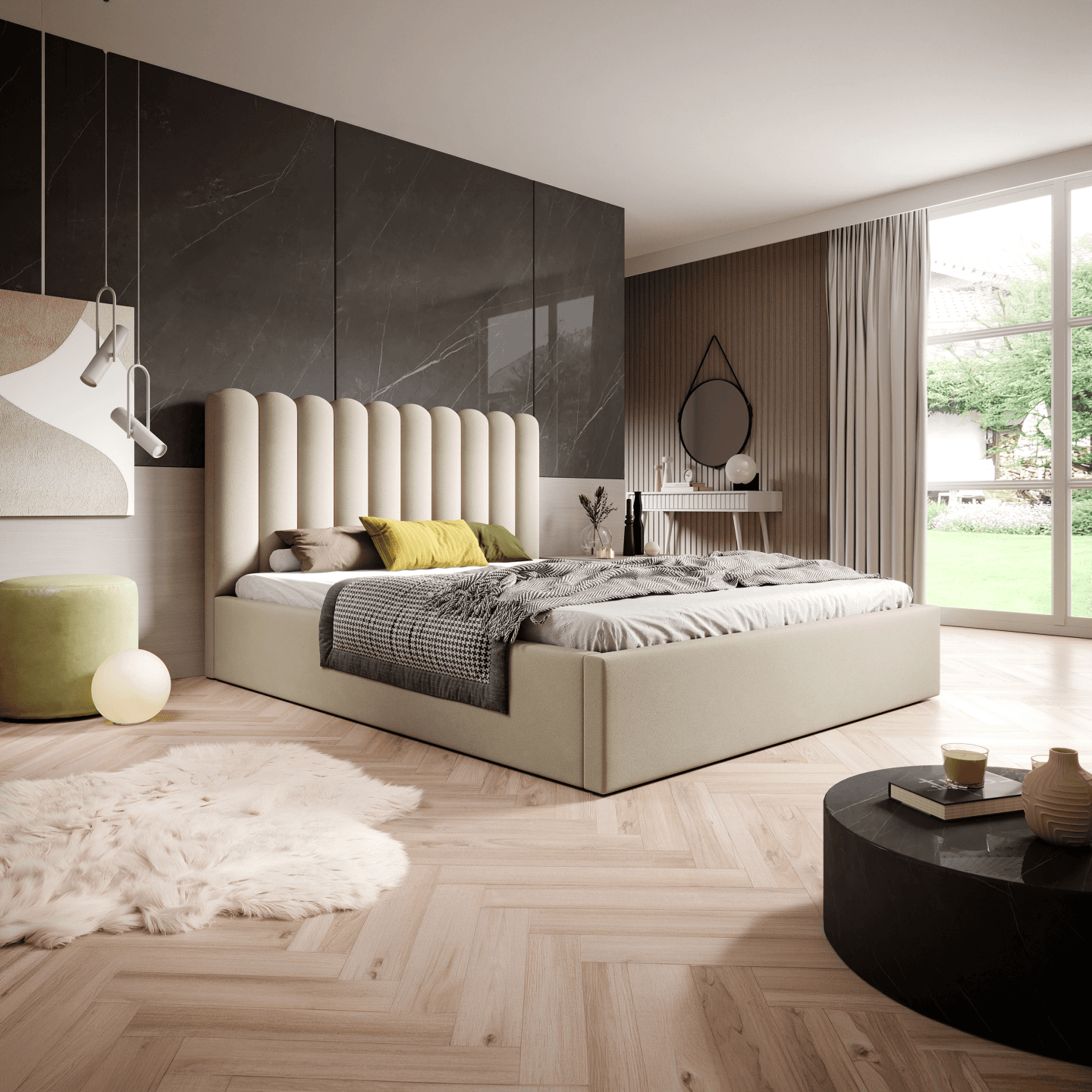 Łóżko Tapicerowane Arisa