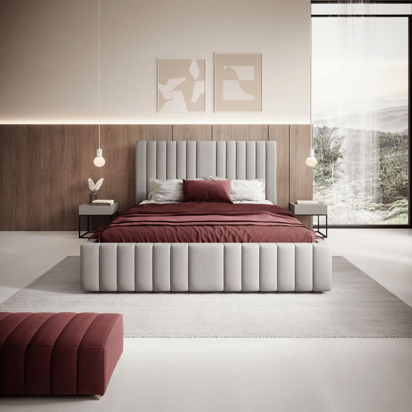 Łóżko Tapicerowane Nelia