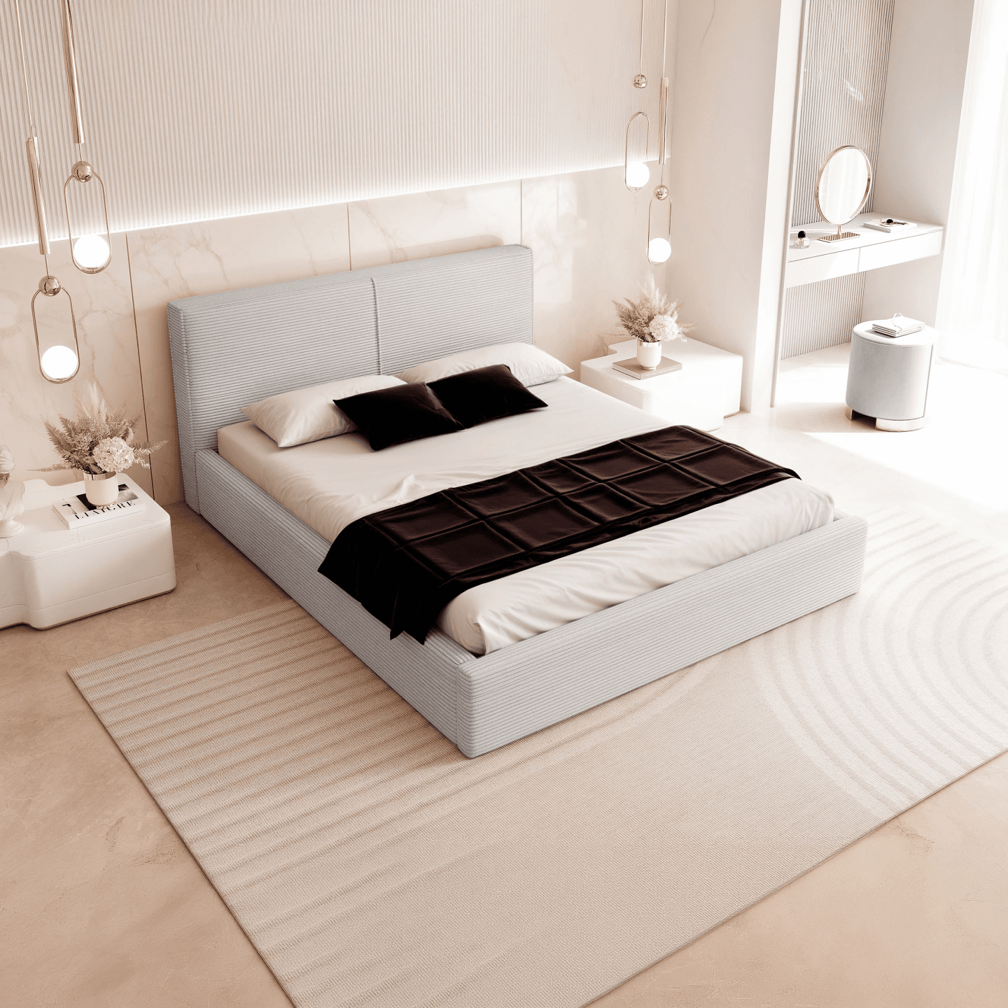 Łóżko Tapicerowane Alvio