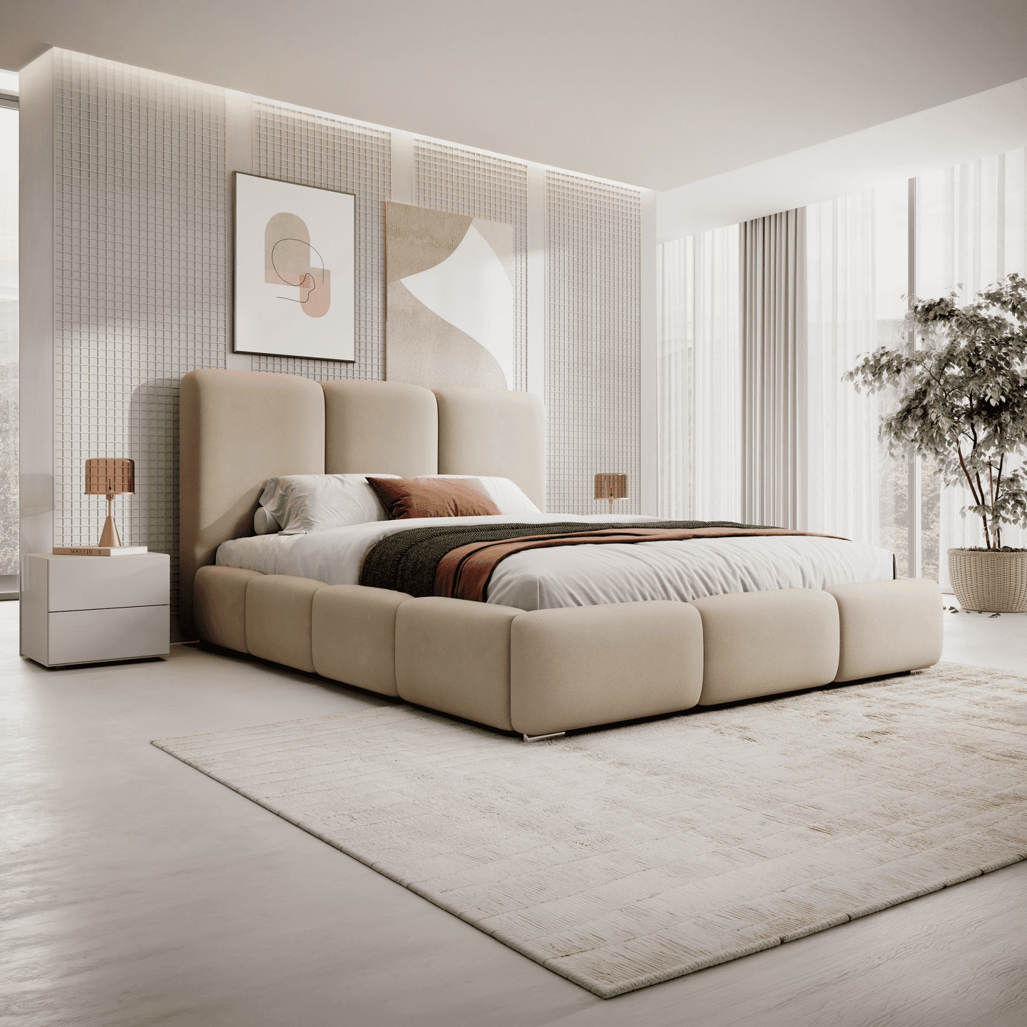 Łóżko Tapicerowane Gracia - zdjęcie 2