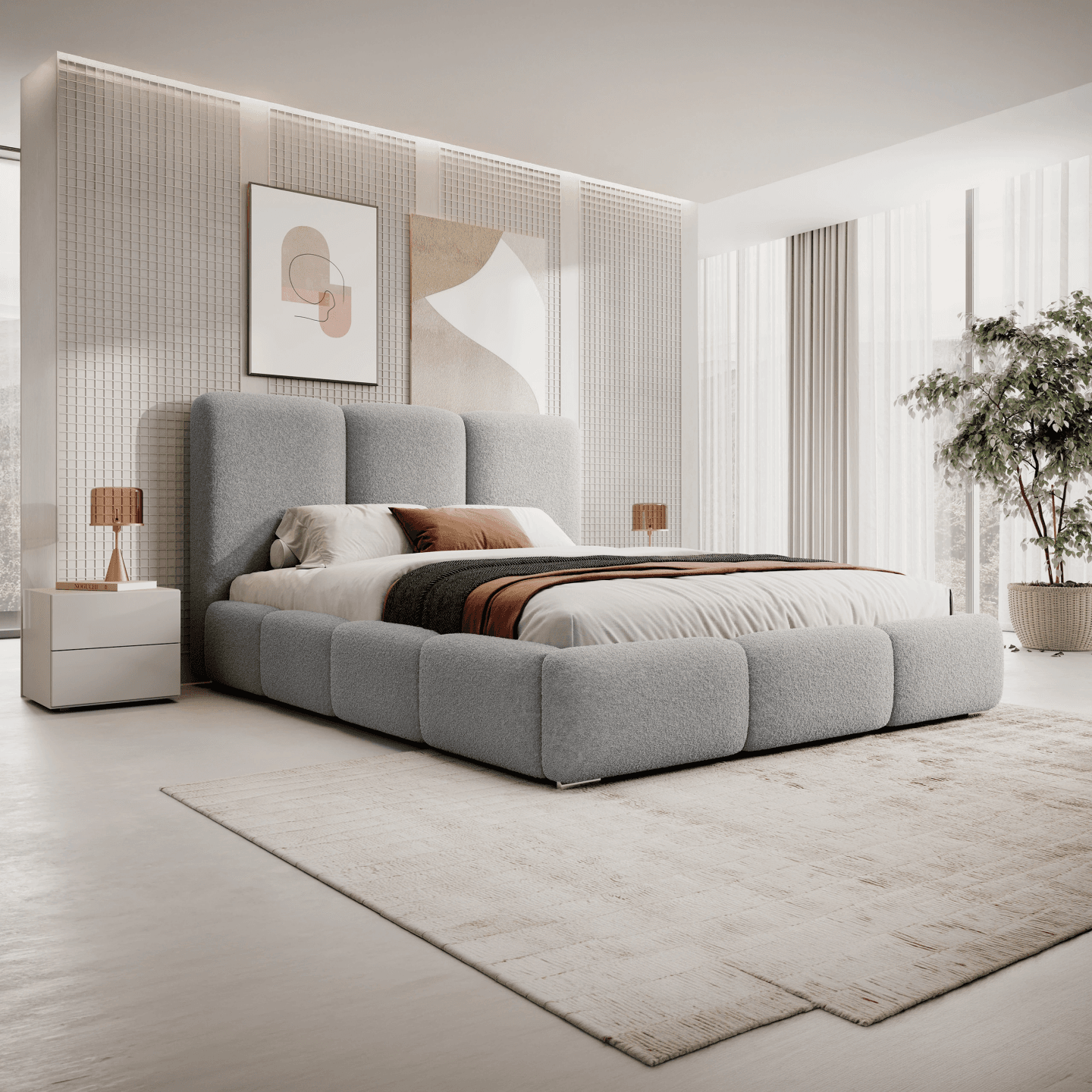 Łóżko Tapicerowane Gracia