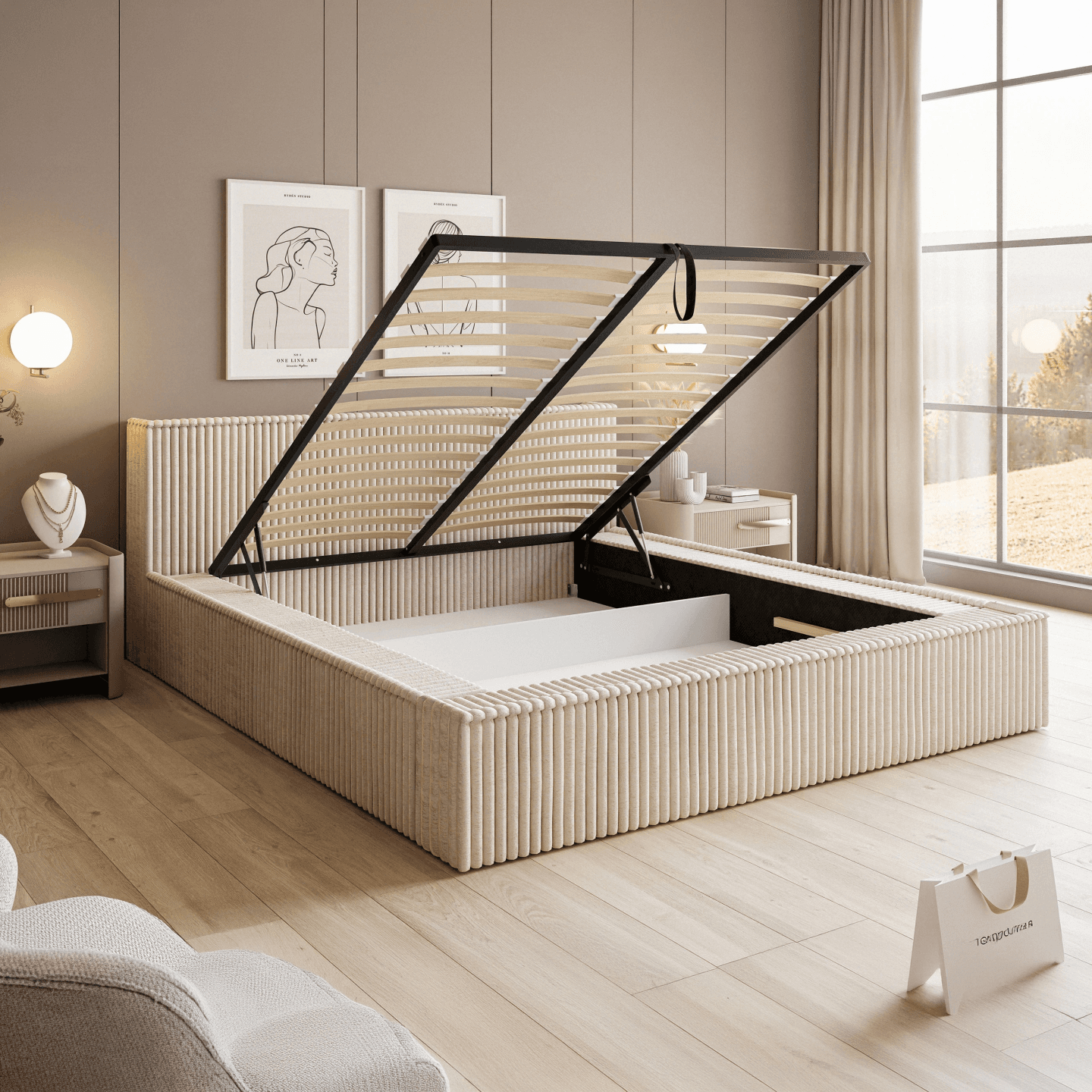 Łóżko Tapicerowane Amarone