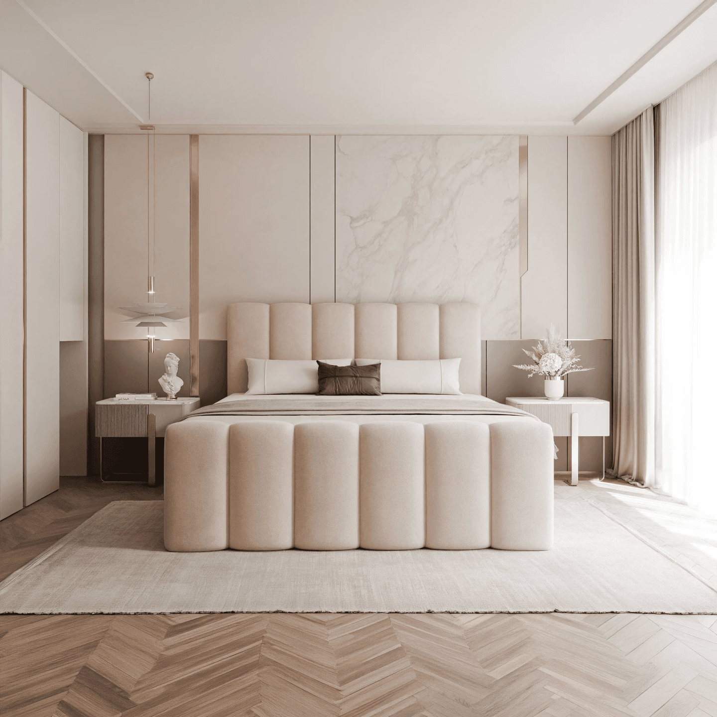 Łóżko kontynentalne Belluno