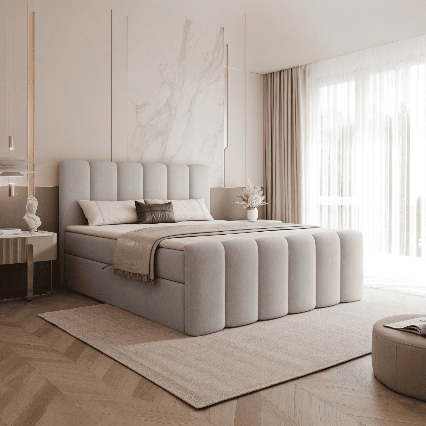 Łóżko kontynentalne Belluno