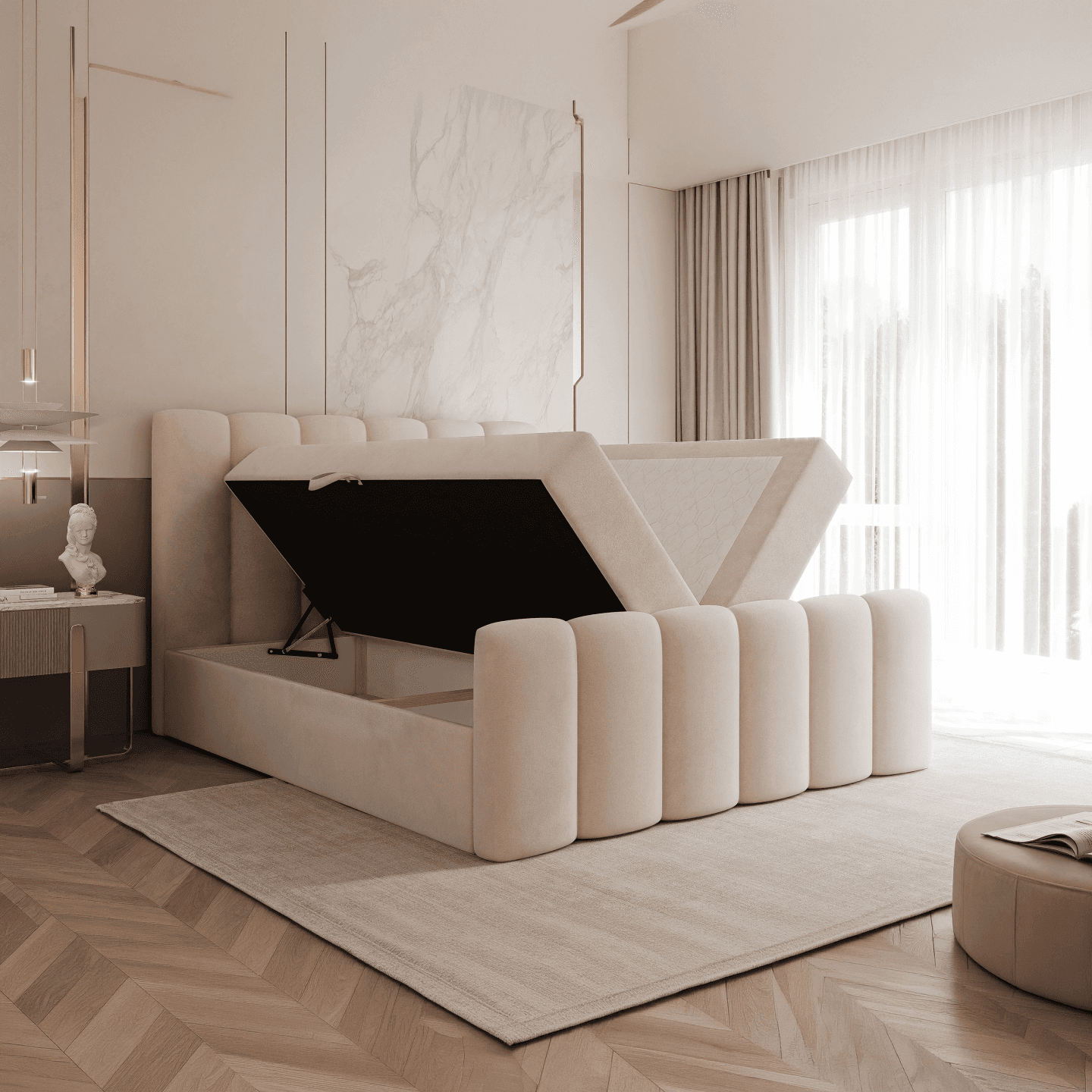 Łóżko kontynentalne Belluno