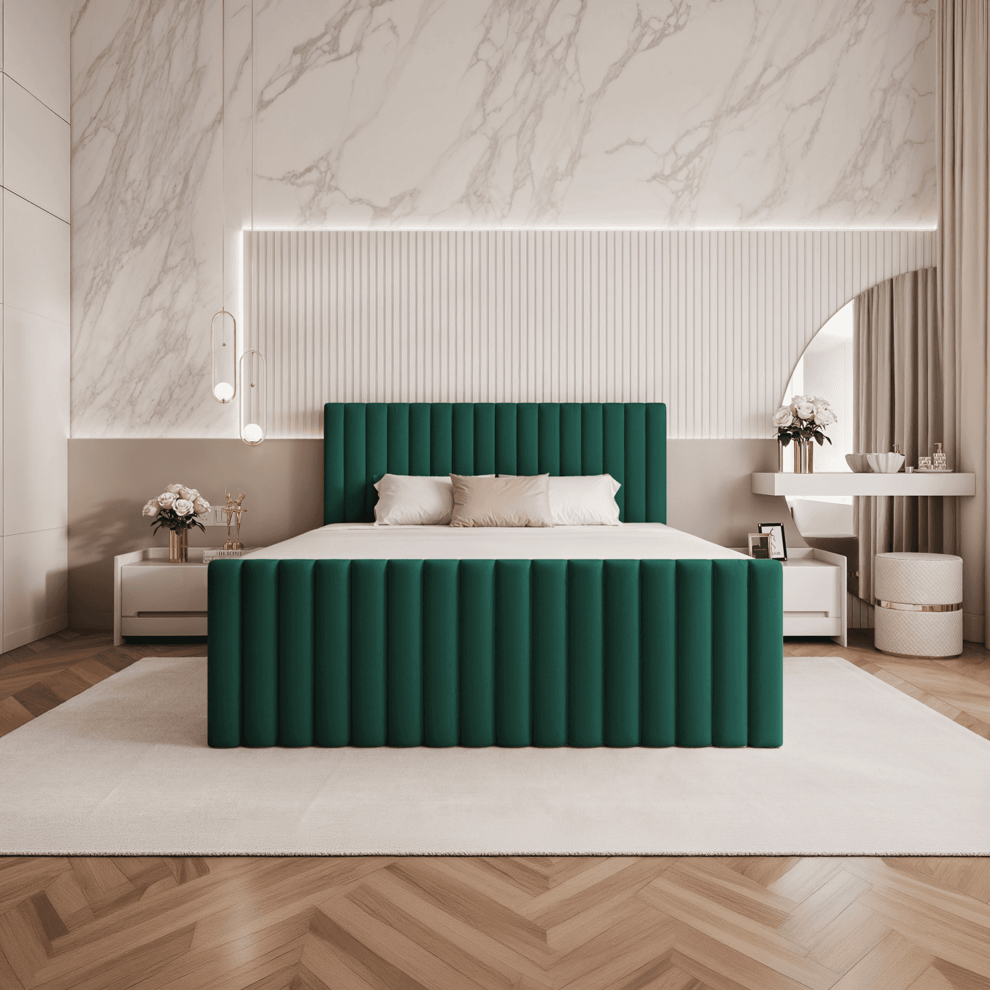 Łóżko kontynentalne Bella